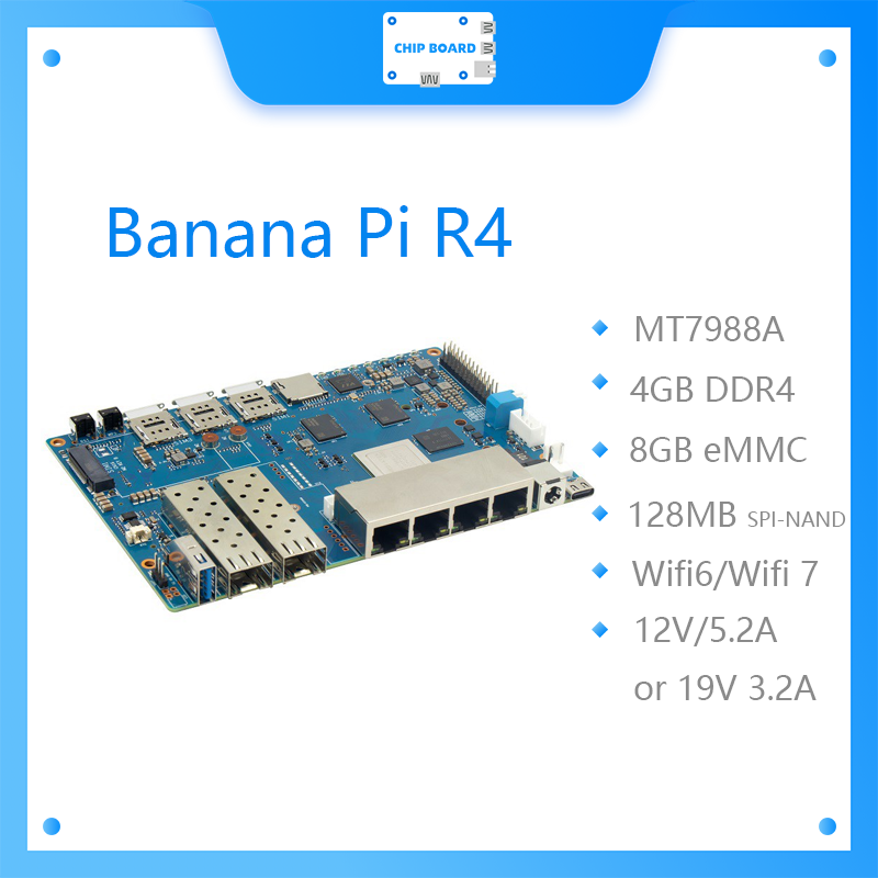 Bananapi Bpi R4 Wifi 7 - Carte Pi Gels BPI R4 Wifi